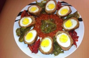 الكفتة بالبيض