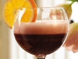 عصير الرمان والبرتقال