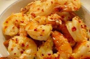 الروبيان المقلى بالعجين