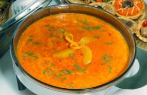 حساء الجزر والزنجبيل