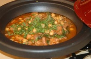 كرشة بالحمص والطماطم